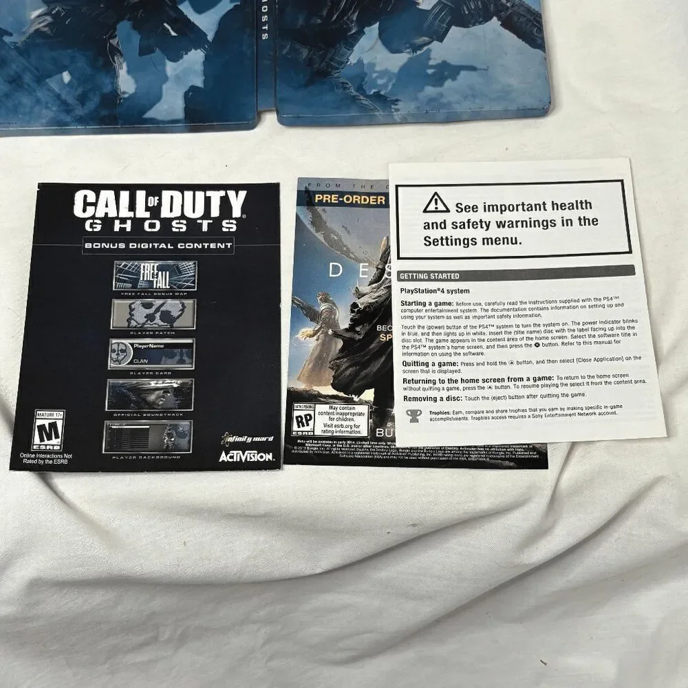 Call of Duty Ghosts (Sony PlayStation 3/4 Xbox 360/One Steelbook) Steelbook ONLY